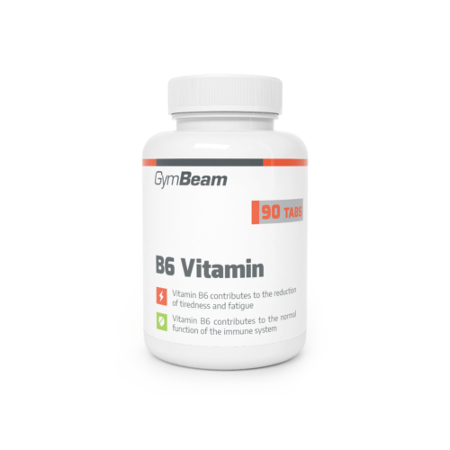 Vitamin B6 90 tab. bez příchuti - GymBeam GymBeam