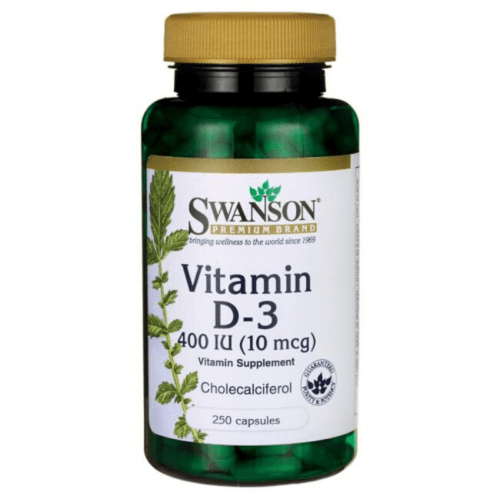 Vitamín D-3 400IU 250 kaps. - Swanson Swanson