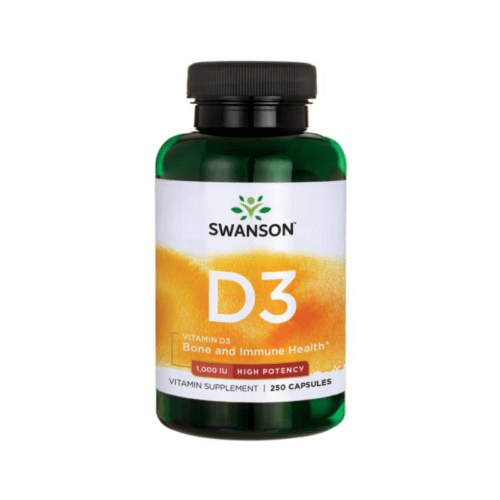 Vitamín D3 1000 IU 250 kaps. - Swanson Swanson