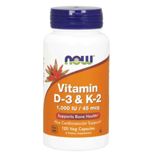 Vitamín D3 & K2 120 kaps. - NOW Foods NOW Foods