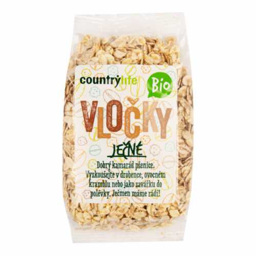 Vločky ječné 250 g BIO   COUNTRY LIFE Country Life