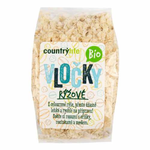 Vločky rýžové 250 g BIO   COUNTRY LIFE Country Life
