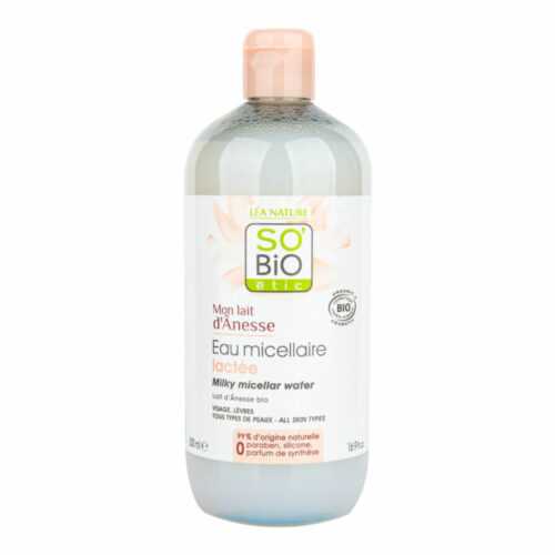 Voda micelární s oslím mlékem 500 ml BIO   SO’BiO étic So’Bio étic