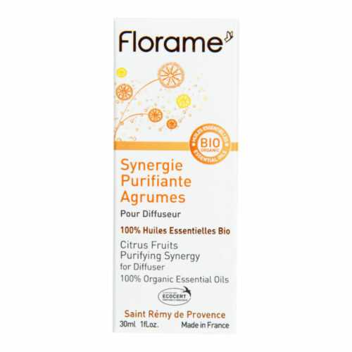 Vzduch čistíci synergická směs citrusy s eukalyptem 30 ml BIO   FLORAME Florame