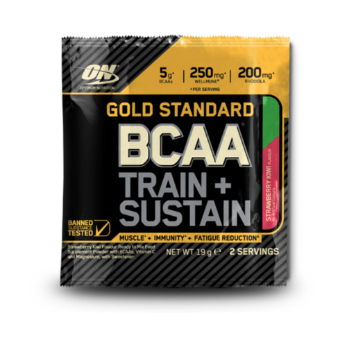 Vzorek Gold Standard BCAA Train Sustain 19 g jahoda kiwi - Optimum Nutrition Optimum Nutrition
