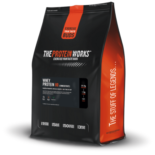 Whey Protein 80 2000 g salted caramel bandit - The Protein Works The Protein Works