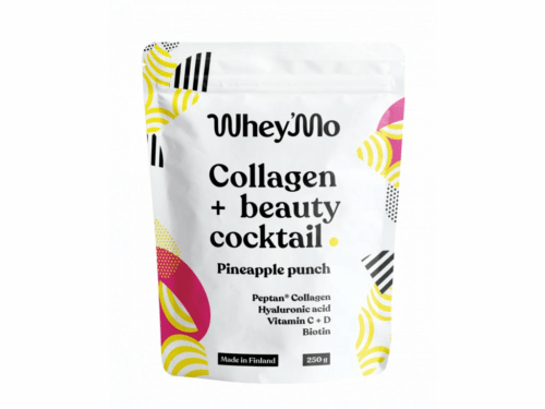 Whey'mo Collagen+ beauty coctail 250 g ananasový punč