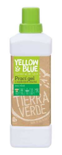 Yellow & Blue Prací gel z mýdlových ořechů bez vůně (láhev) 1 l