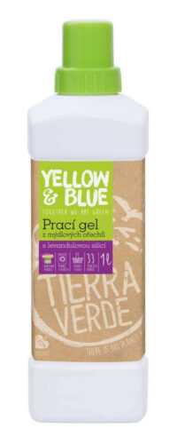 Yellow & Blue Prací gel z mýdlových ořechů s levandulovou silicí (lahev) 1 l