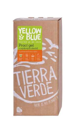Yellow & Blue Prací gel z mýdlových ořechů s pomerančovou silicí (bag-in-box) 2 l