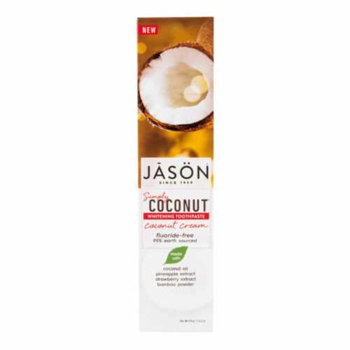 Zubní pasta simply coconut bělicí 119 g   JASON Jason