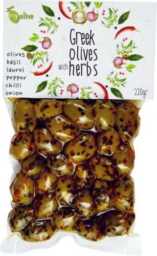 my olive Marinované olivy česnek
