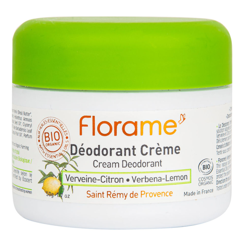 Deodorant krémový 24h citronová verbena 50 g BIO   FLORAME Florame