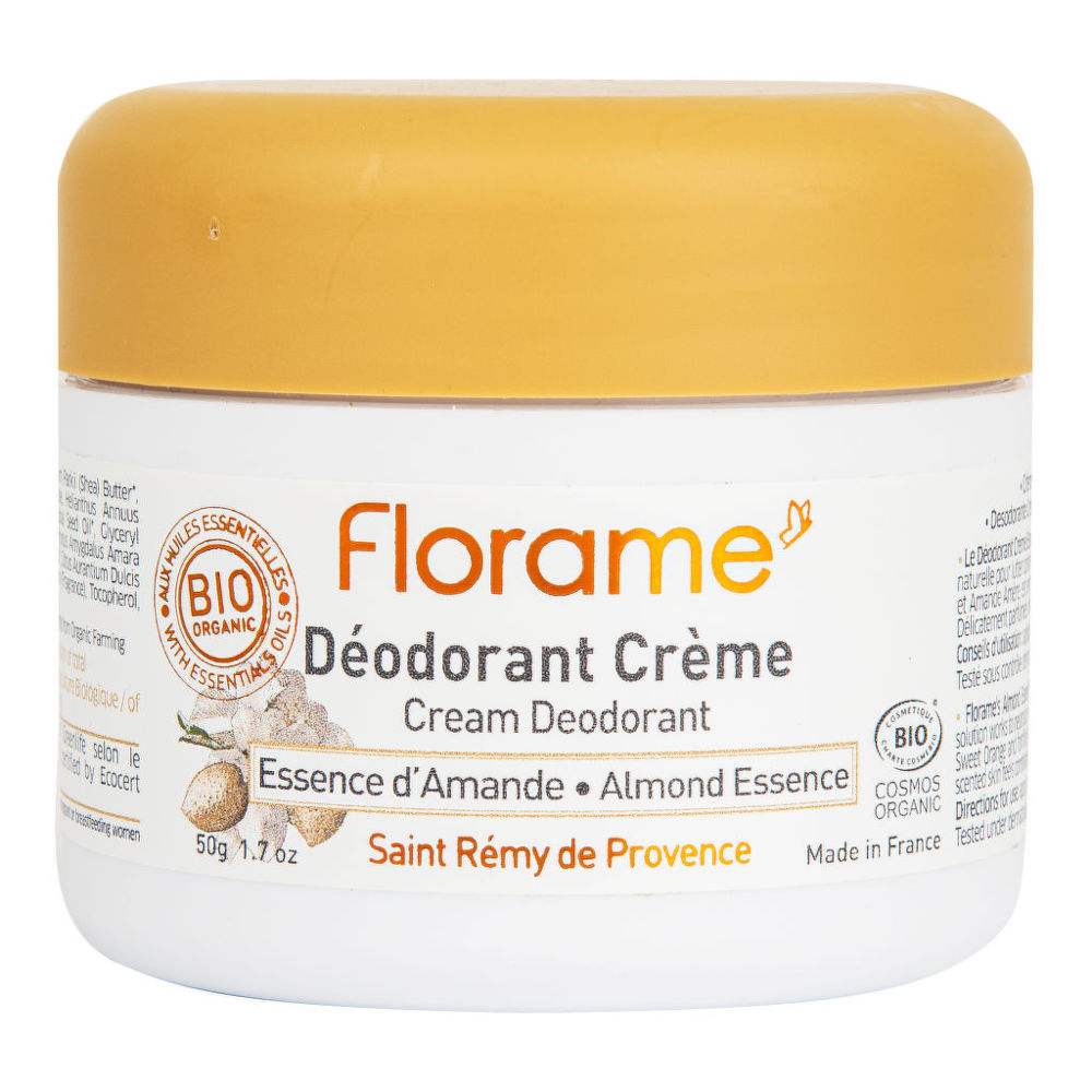 Deodorant krémový 24h mandlová esence 50 g BIO   FLORAME Florame