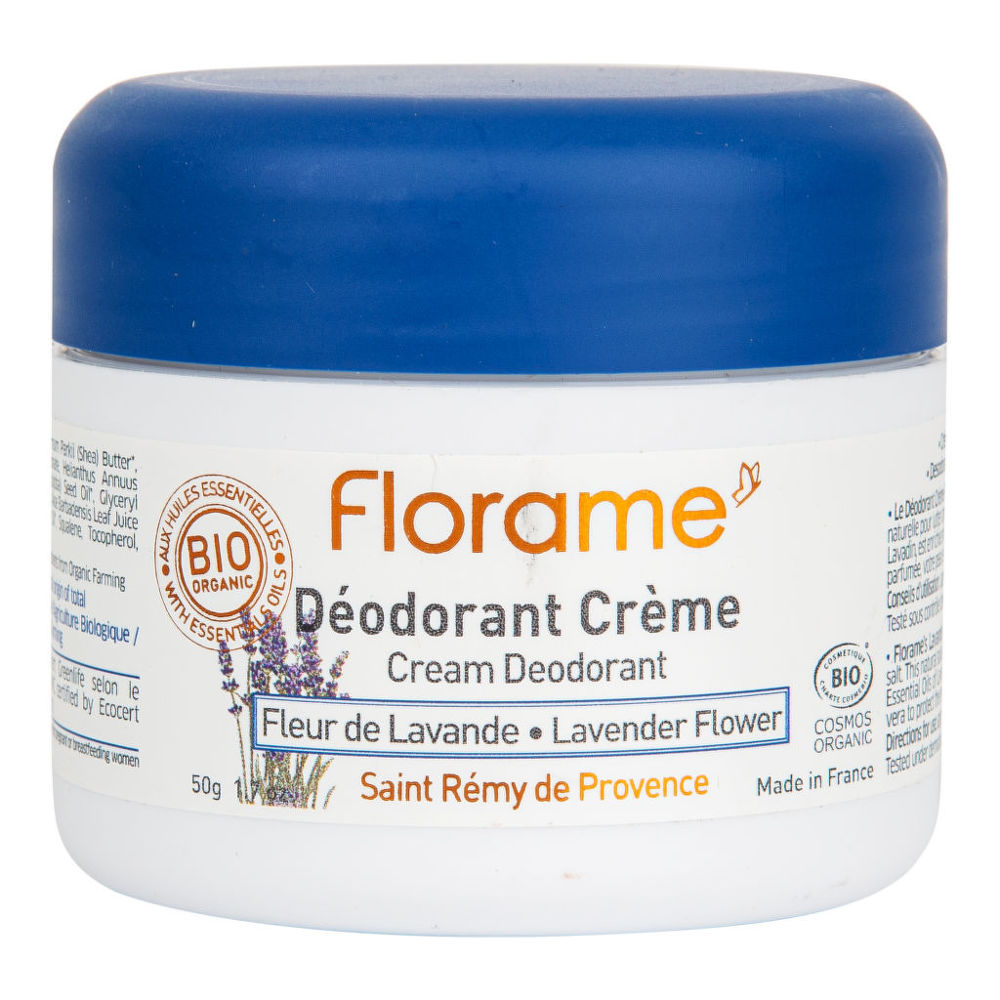 Deodorant krémový 24h vůně levandule 50 g BIO   FLORAME Florame