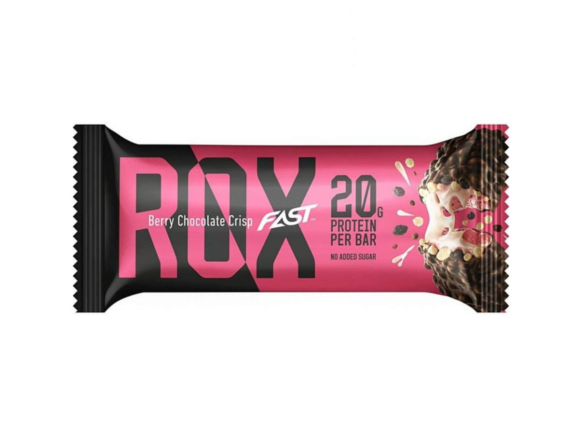 Fast Rox Proteinová tyčinka Berry Chocolate Crisp 55g