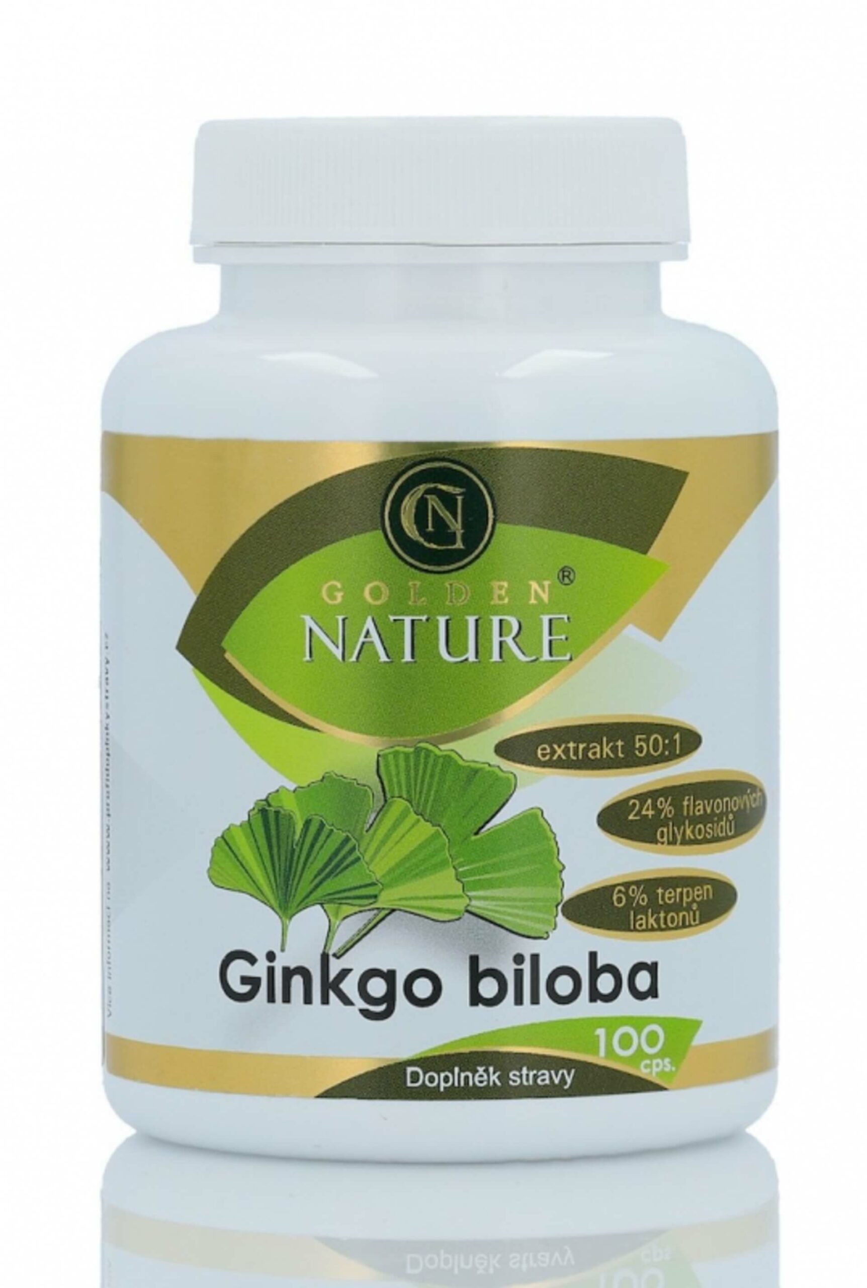 Golden Nature Ginkgo Biloba extrakt 50:1 60mg 100 tablet