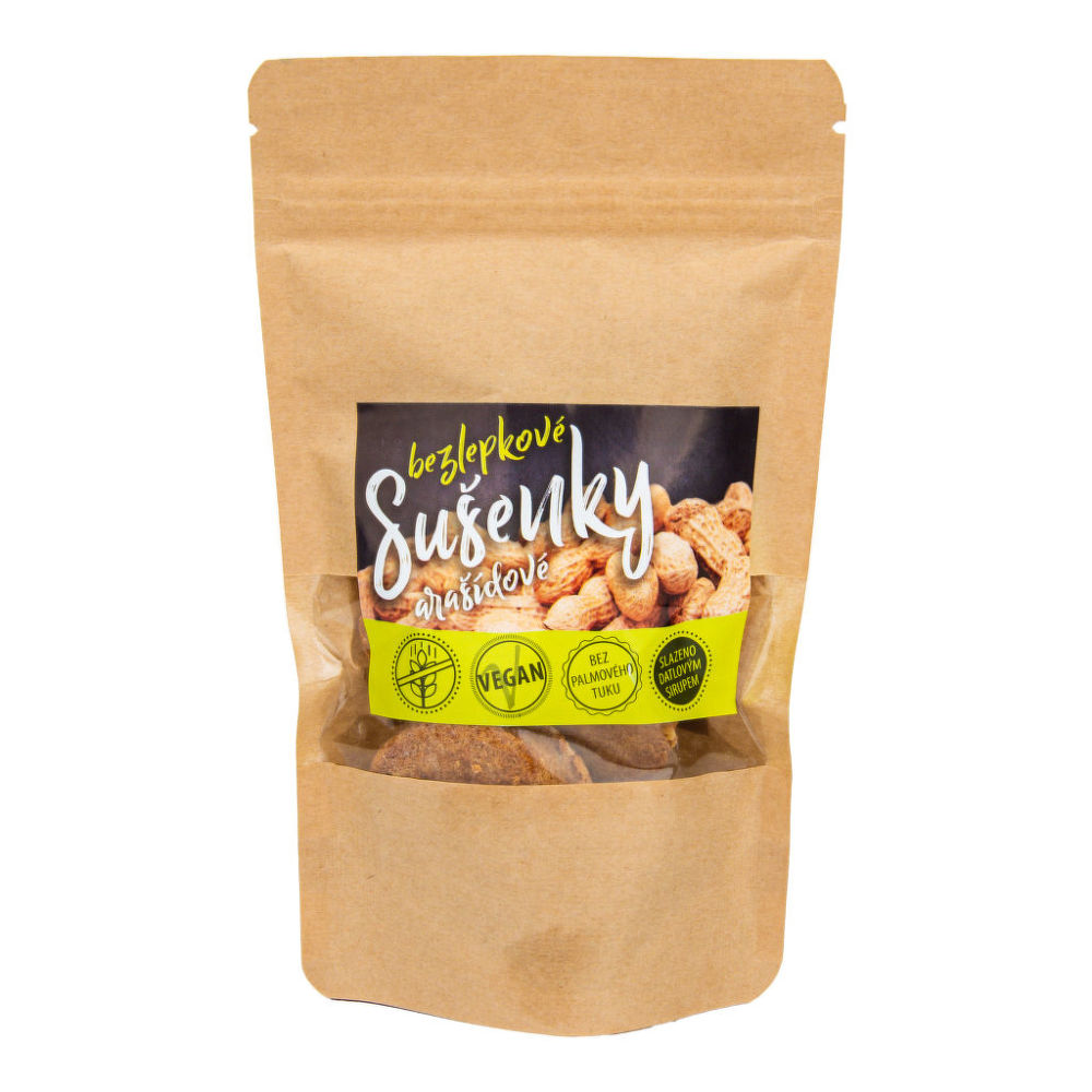 Sušenky bezlepkové arašídové 100 g   MADHURÍ Madhurí