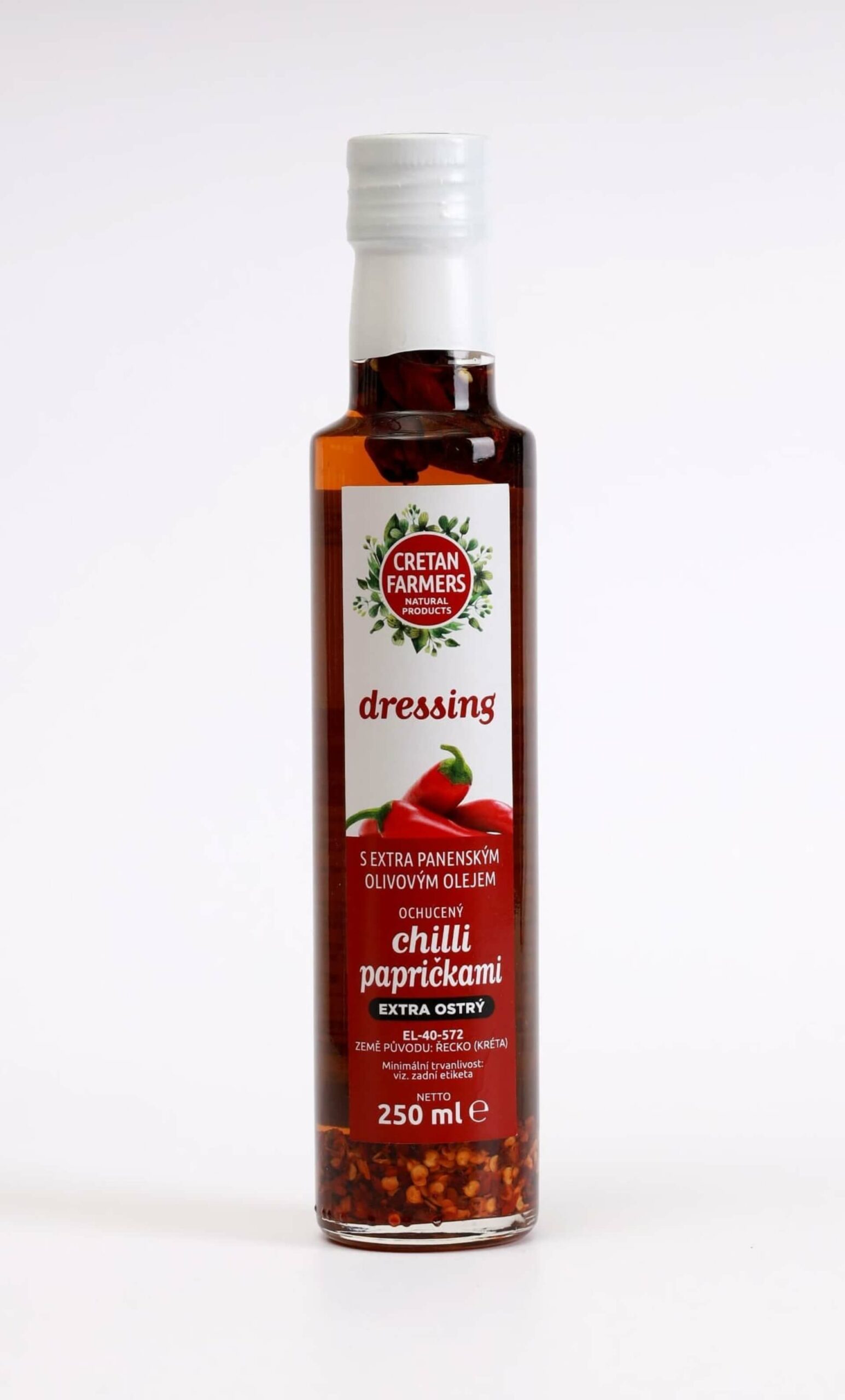 Cretan Farmers Extra panenský olivový olej s chilli