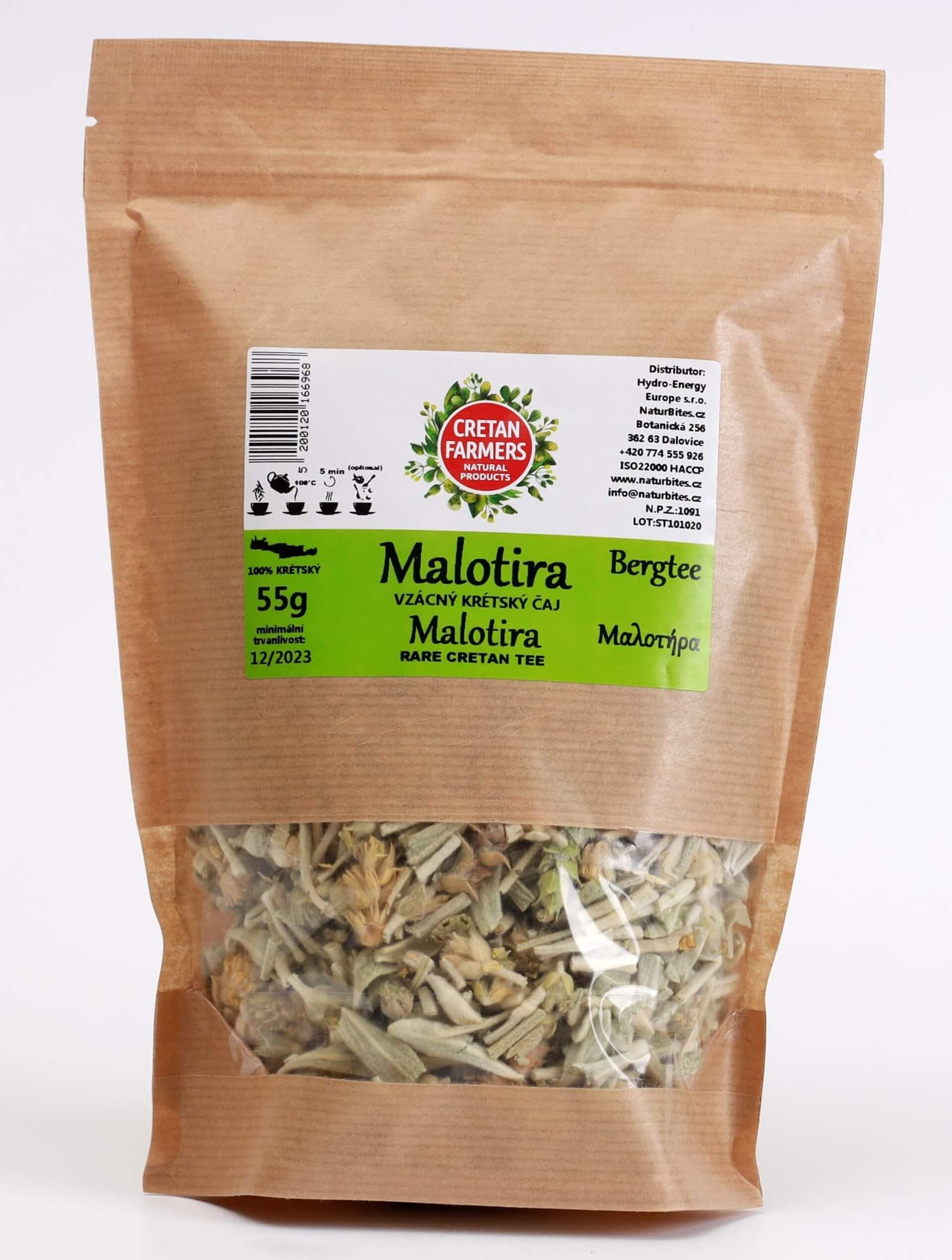 Cretan Farmers Krétský horský čaj "Malotira" 55 g