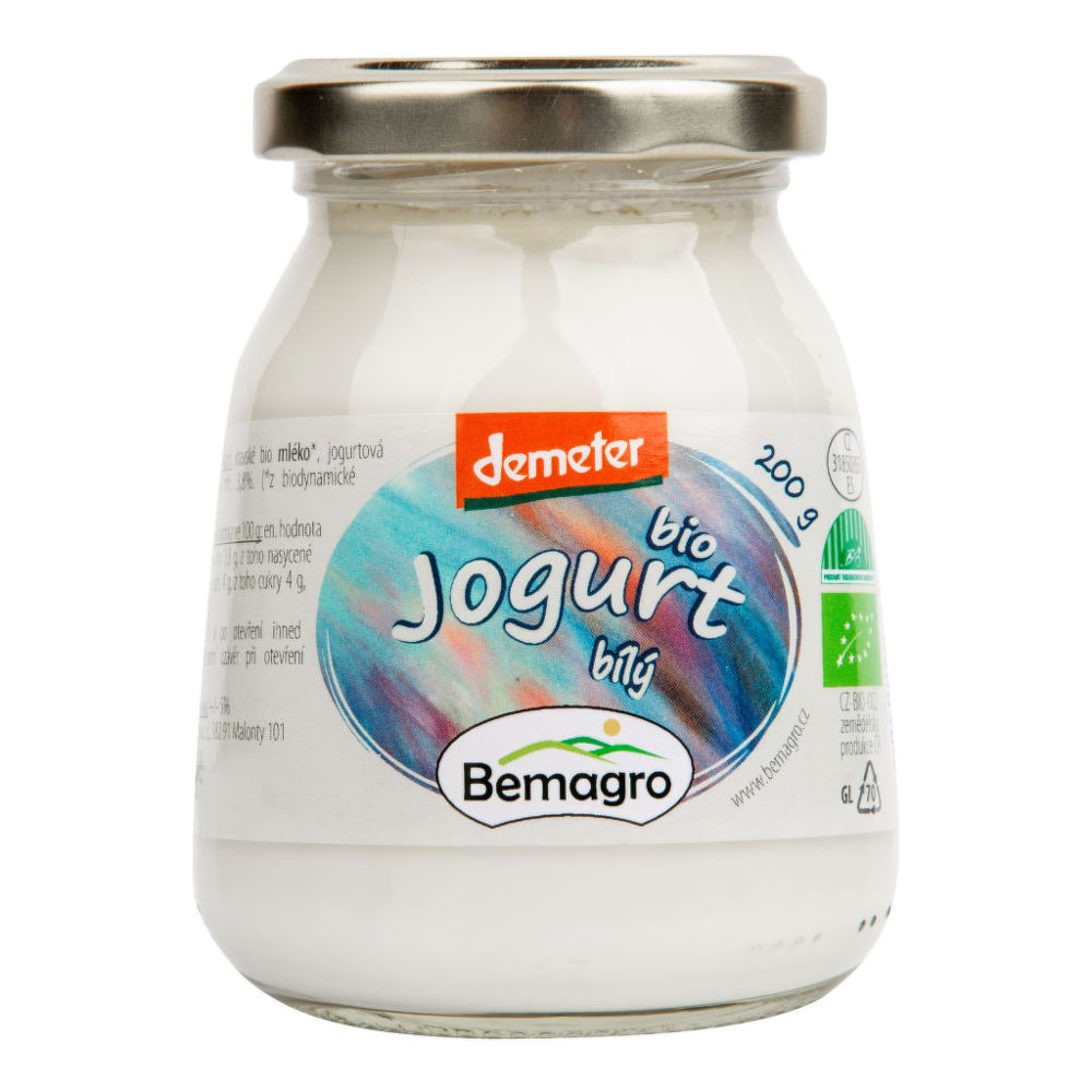 Jogurt bílý 200 g BIO   BEMAGRO BEMAGRO