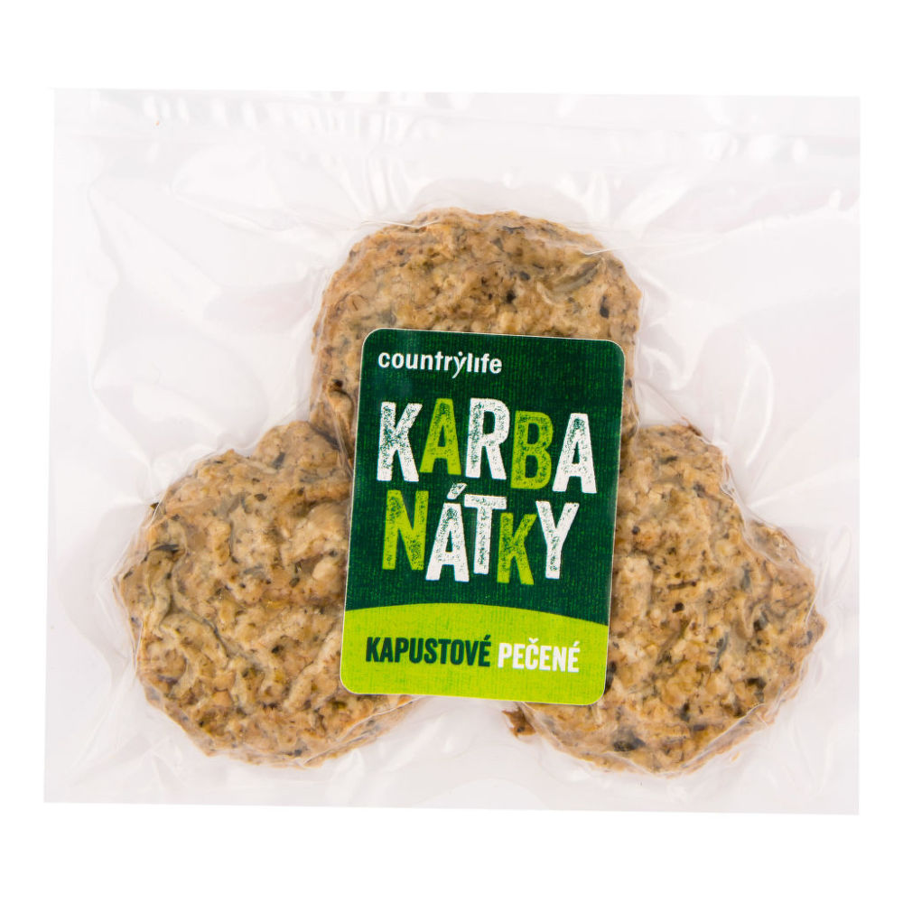 Karbanátky kapustové pečené 150 g   COUNTRY LIFE Country Life