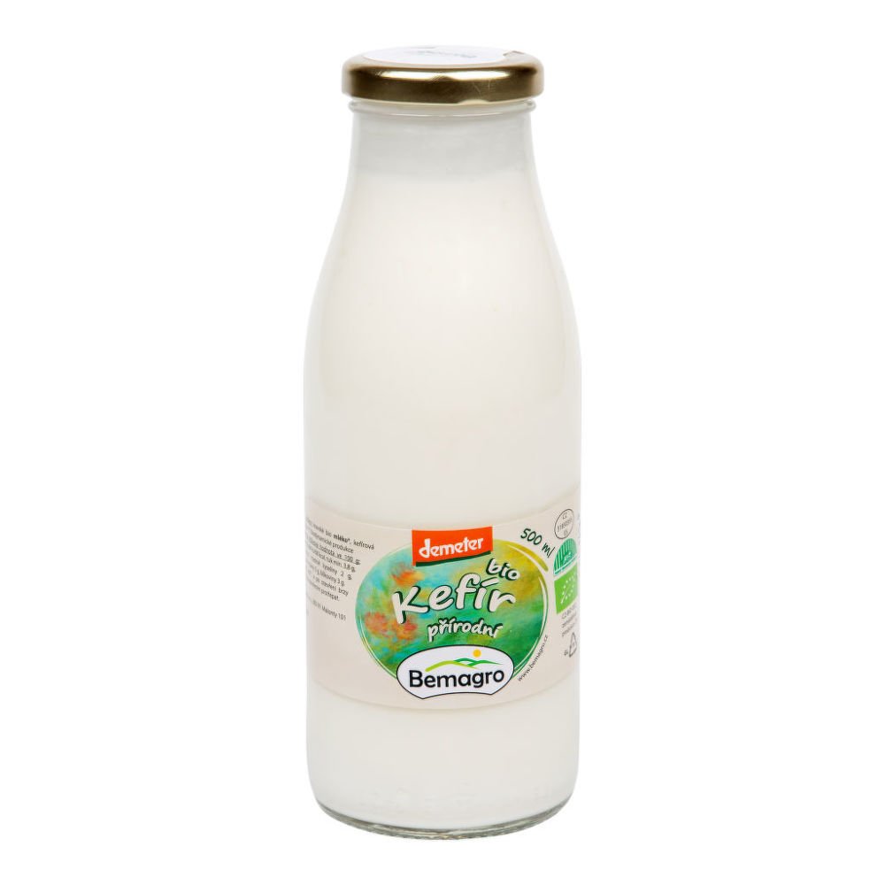 Kefír přírodní 500 ml BIO   BEMAGRO BEMAGRO