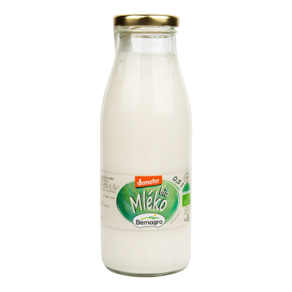 Mléko selské plnotučné 500 ml BIO   BEMAGRO BEMAGRO