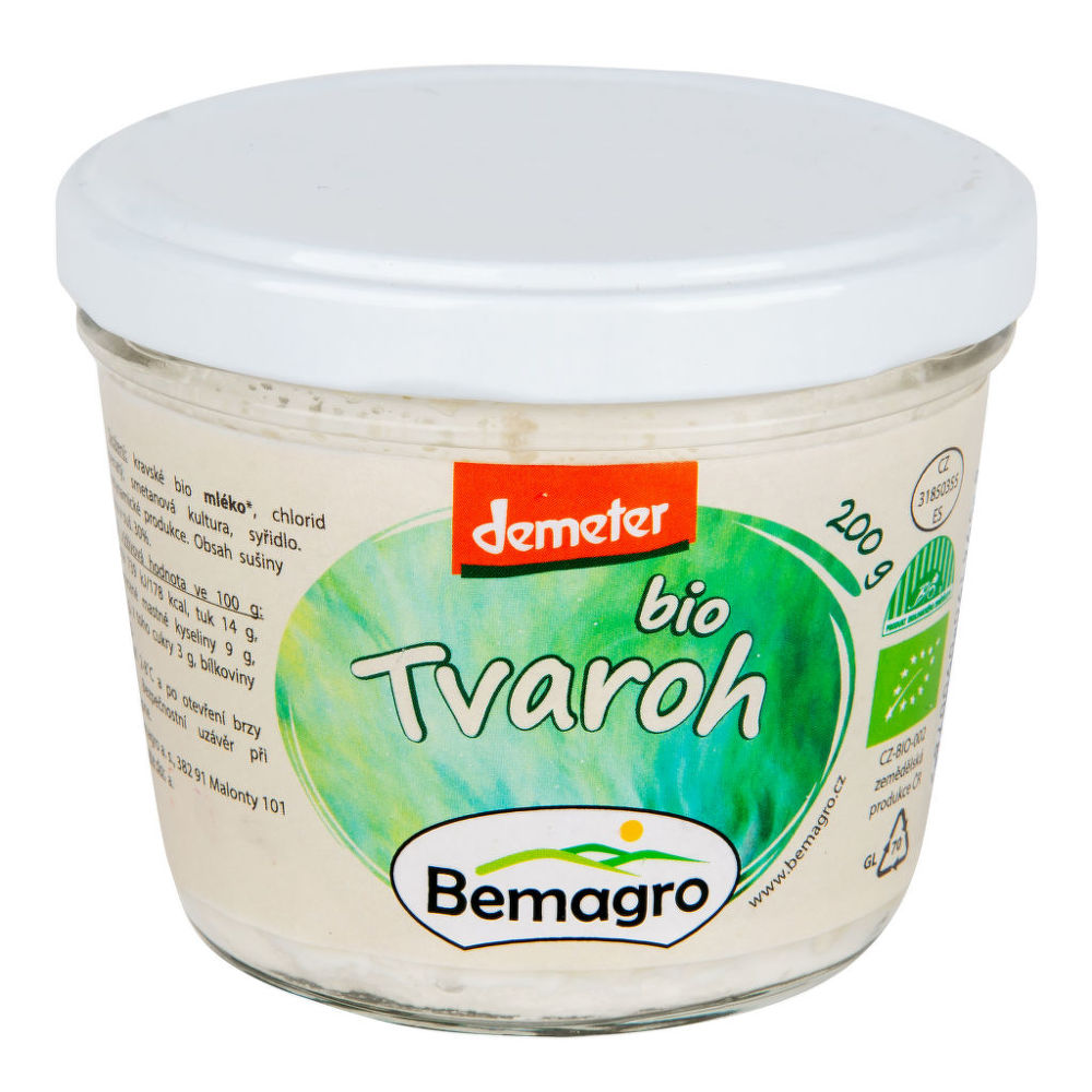 Tvaroh 200 g BIO   BEMAGRO BEMAGRO