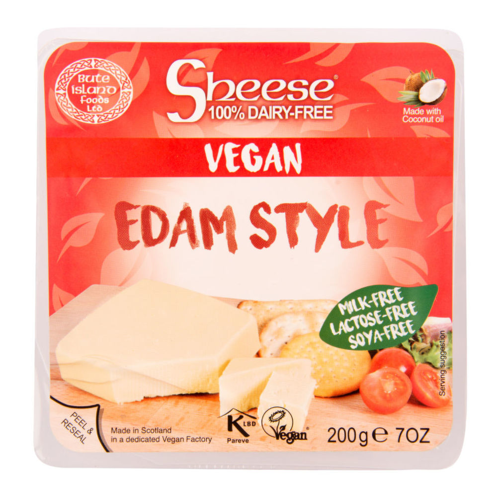 Veganská alternativa sýru edam 200 g   SHEESE Scheese