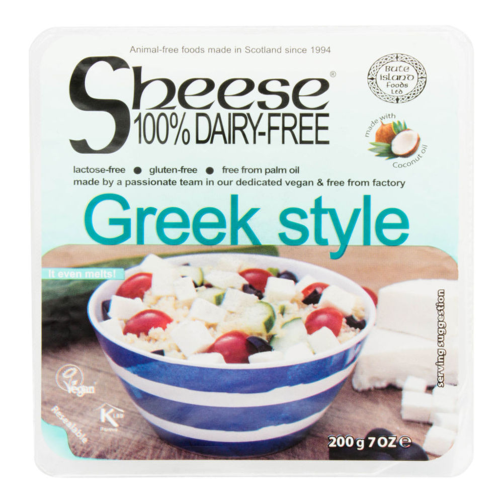 Veganská alternativa sýru greek style 200 g   SHEESE Scheese