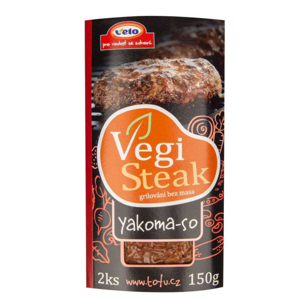 Vegi steak Yakoma-so 150 g   VETO ECO Veto