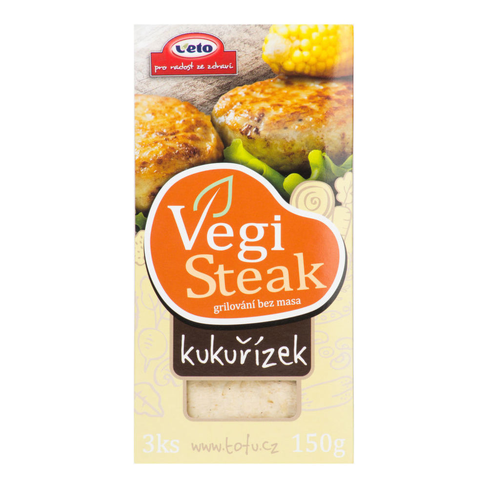 Vegi steak kukuřízek 150 g   VETO ECO Veto