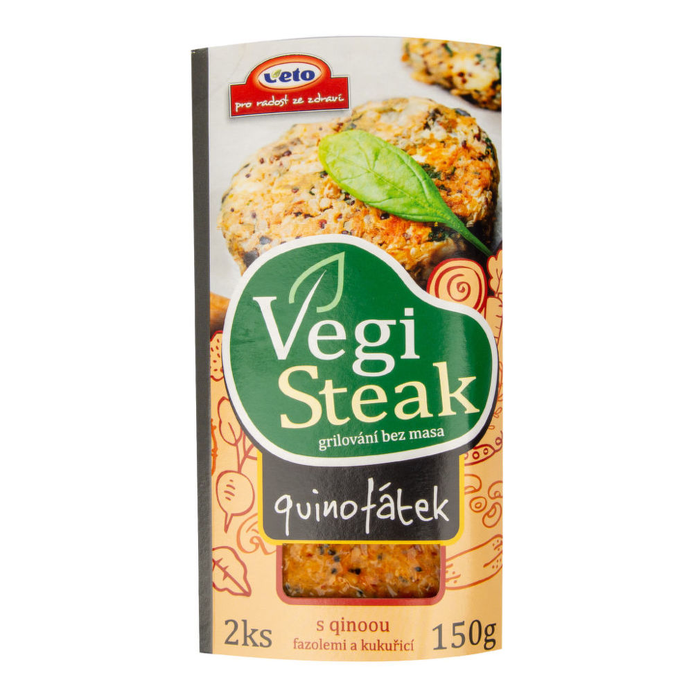 Vegi steak quinofátek 150 g   VETO ECO Veto