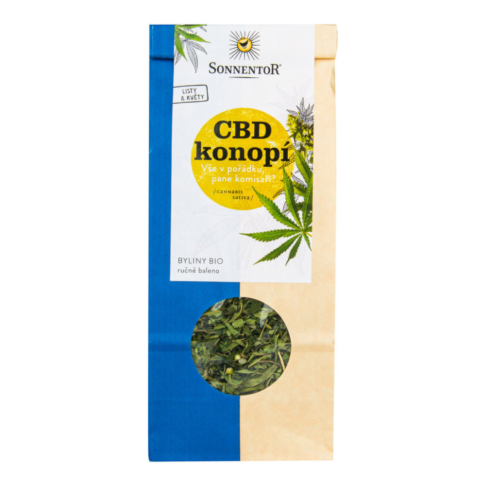 CBD konopí sypaný 80 g BIO   SONNENTOR Sonnentor