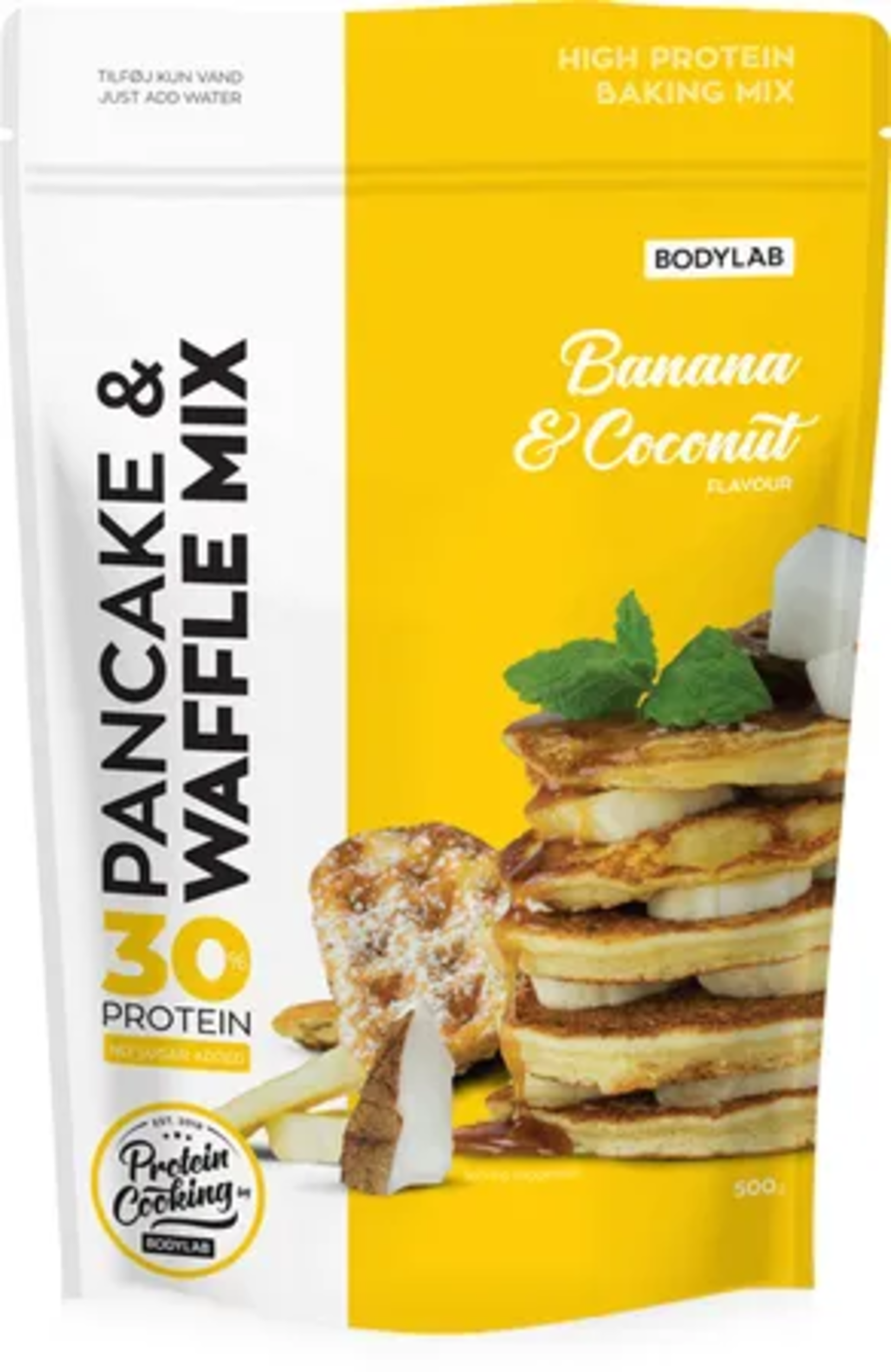 Bodylab High Protein Pancake & Waffle Mix 500 g - banán/kokos