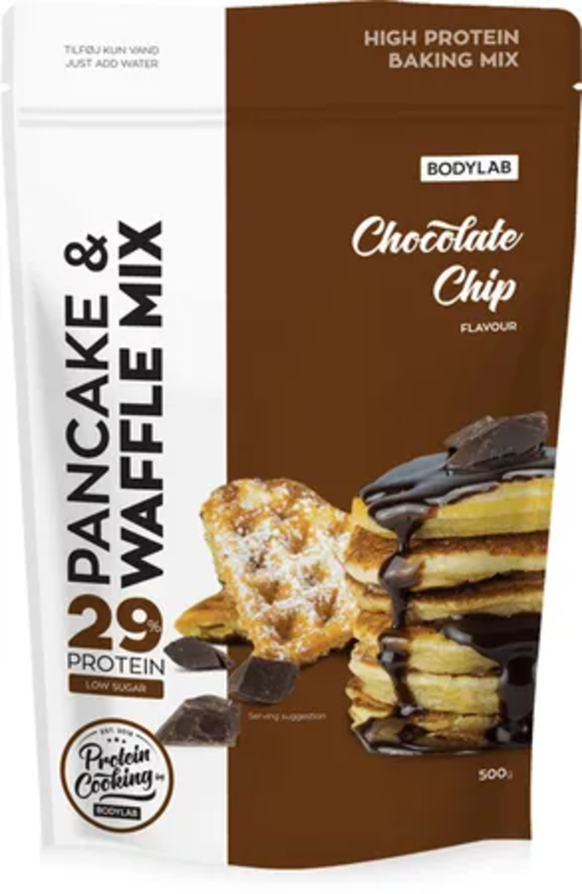 Bodylab High Protein Pancake & Waffle Mix 500 g - chocolate chip