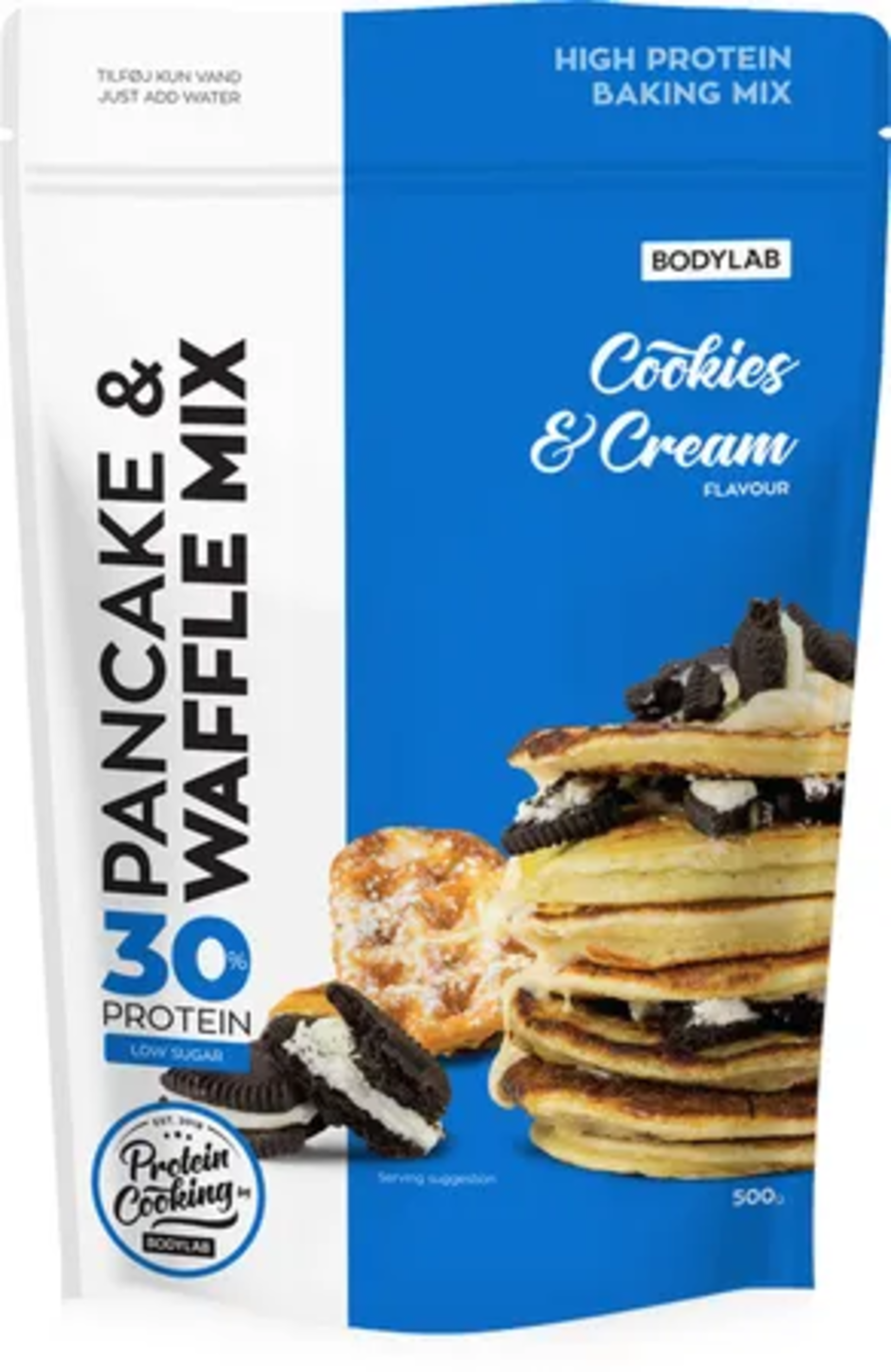 Bodylab High Protein Pancake & Waffle Mix 500 g - cookies & cream