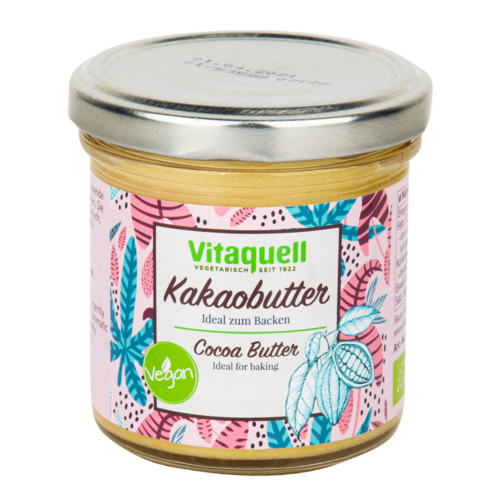 Máslo kakaové 120 g BIO   VITAQUELL Vitaguell