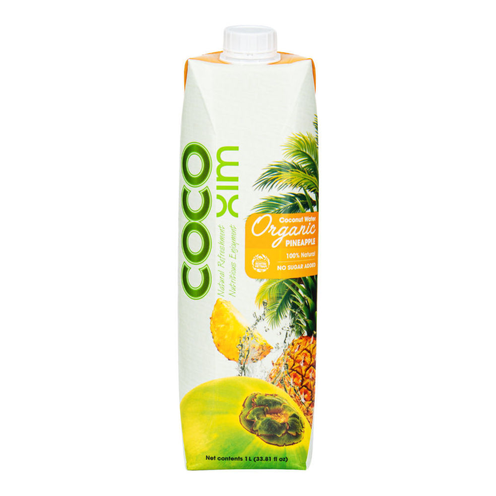 Voda kokosová ananas 1 l BIO   COCOXIM Cocoxim