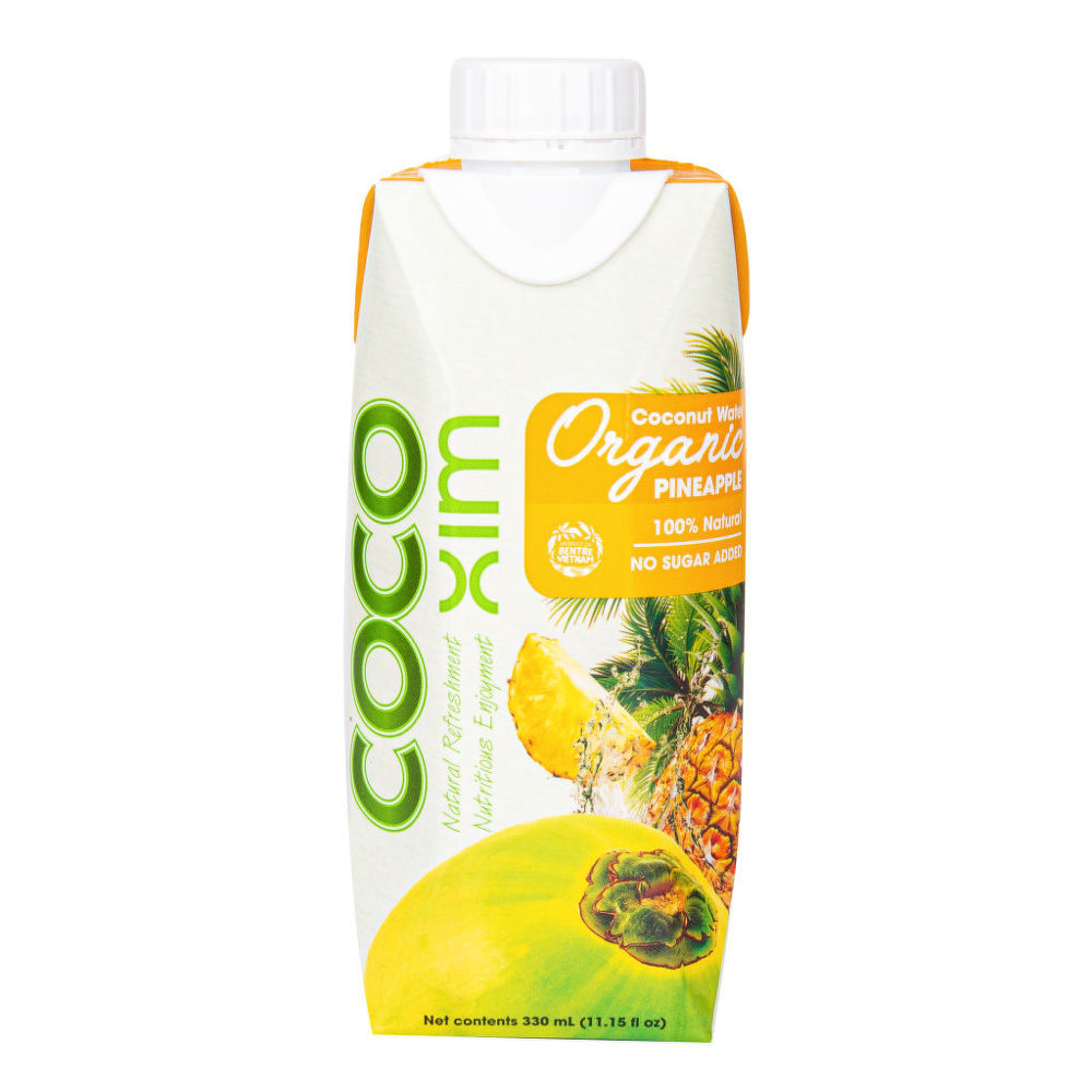 Voda kokosová ananas 330 ml BIO   COCOXIM Cocoxim