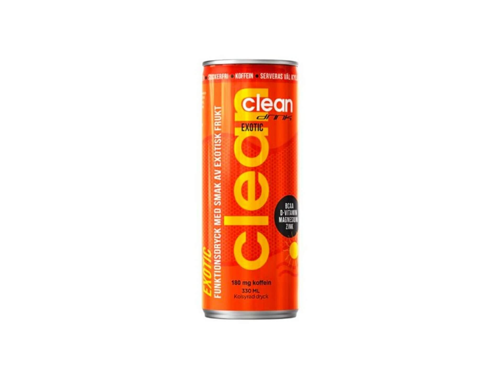 Clean Drink exotic 330 ml - expirace