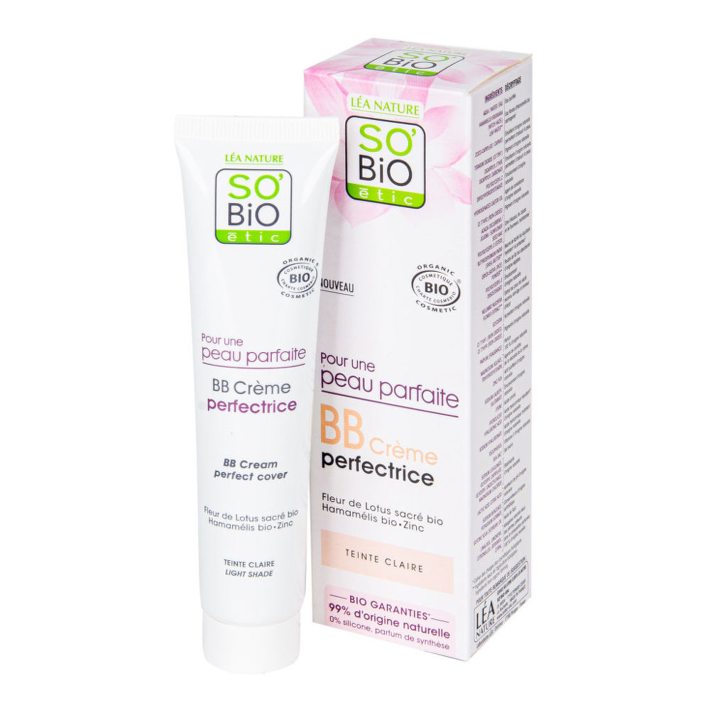 BB krém pro dokonalou pleť — odstín Light 40 ml BIO   SO’BiO étic So’Bio étic