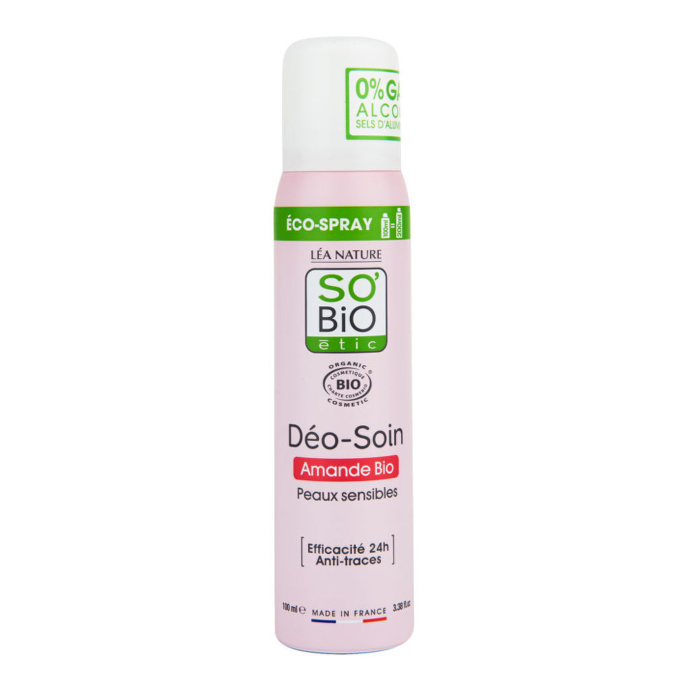 Deodorant přírodní ECO SPRAY 24h mandle 100 ml BIO   SO’BiO étic So’Bio étic