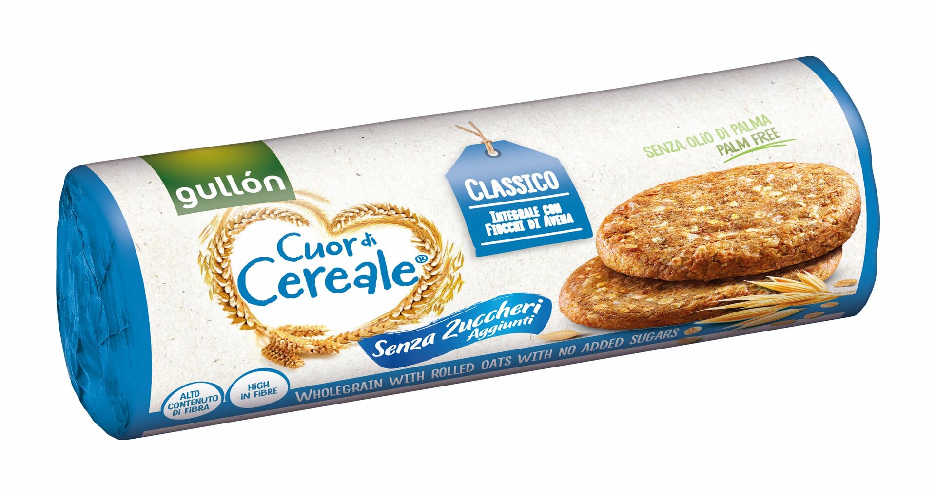 Gullón Celozrnné sušenky Cuor di cereale