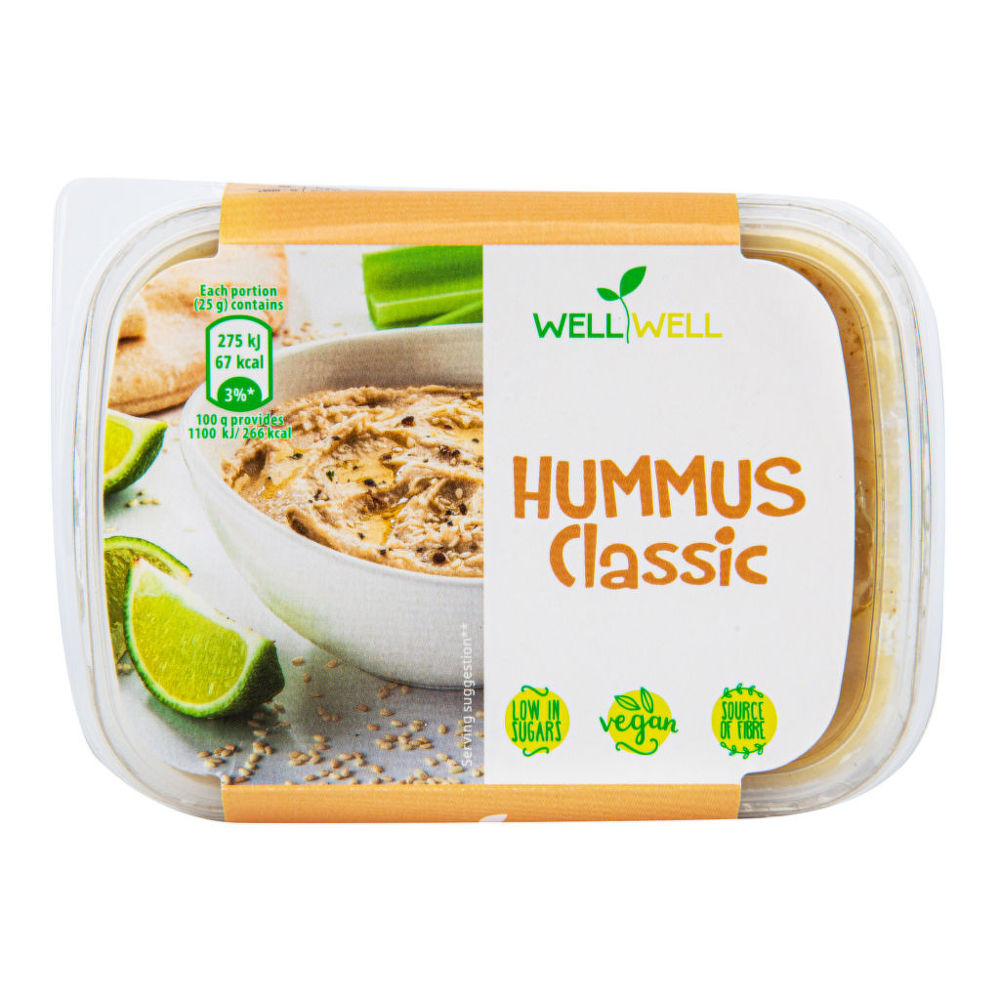 Hummus - cizrnová pomazánka klasik 150 g   WELL WELL Well Well Potraviny s.r.o.