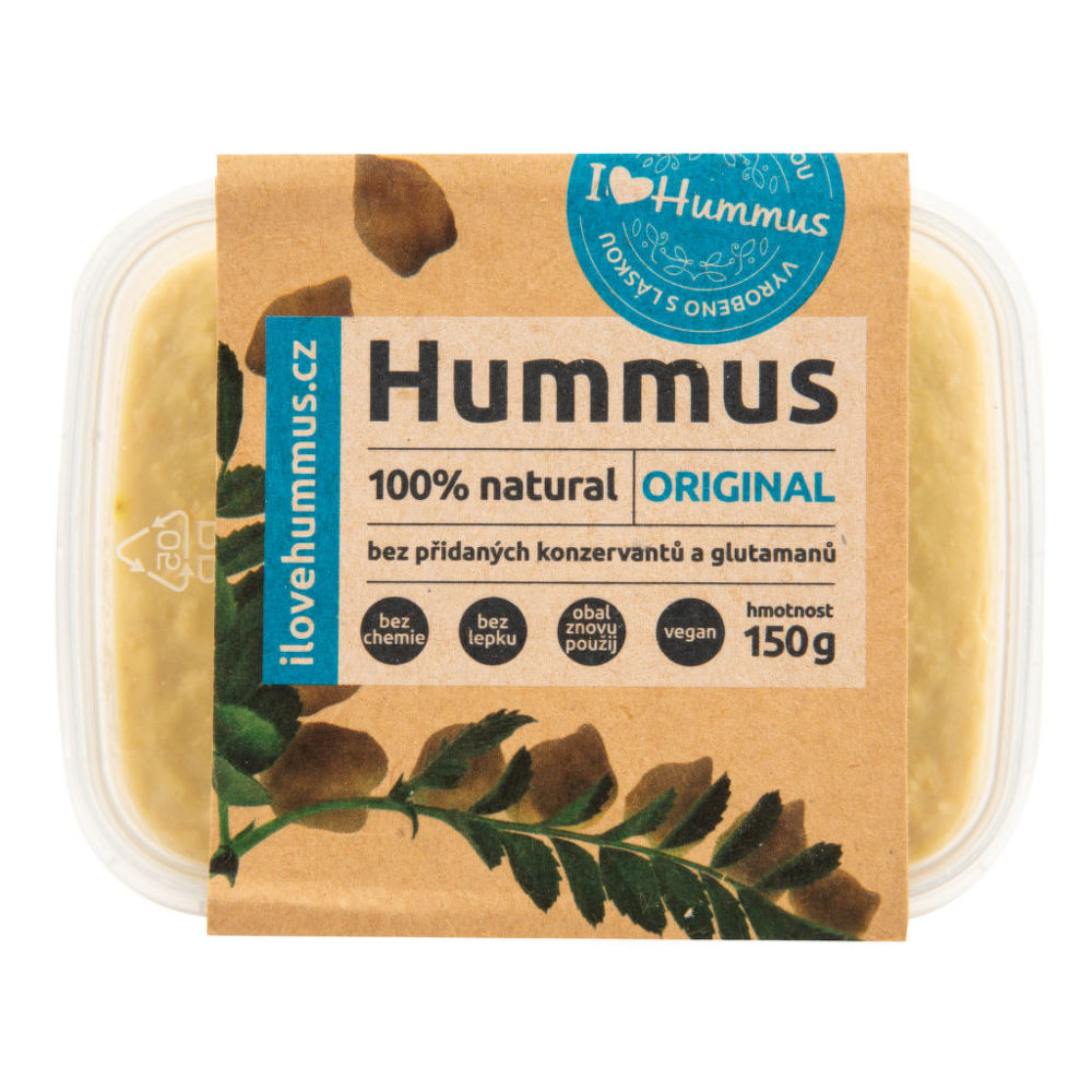 Hummus - cizrnová pomazánka original 150 g   I LOVE HUMMUS I Love Hummus