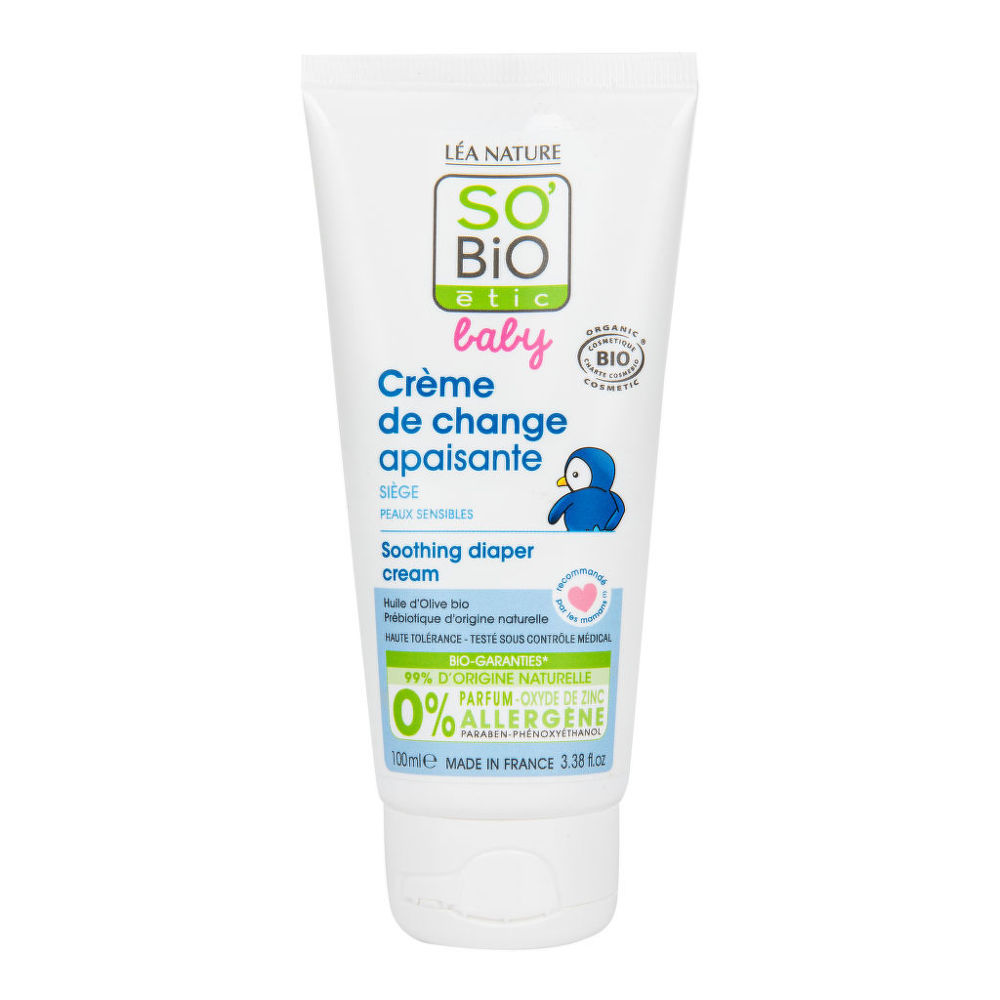 Krém pro děti — zklidňující pod plenky BABY 100 ml BIO   SO'BiO étic So’Bio étic