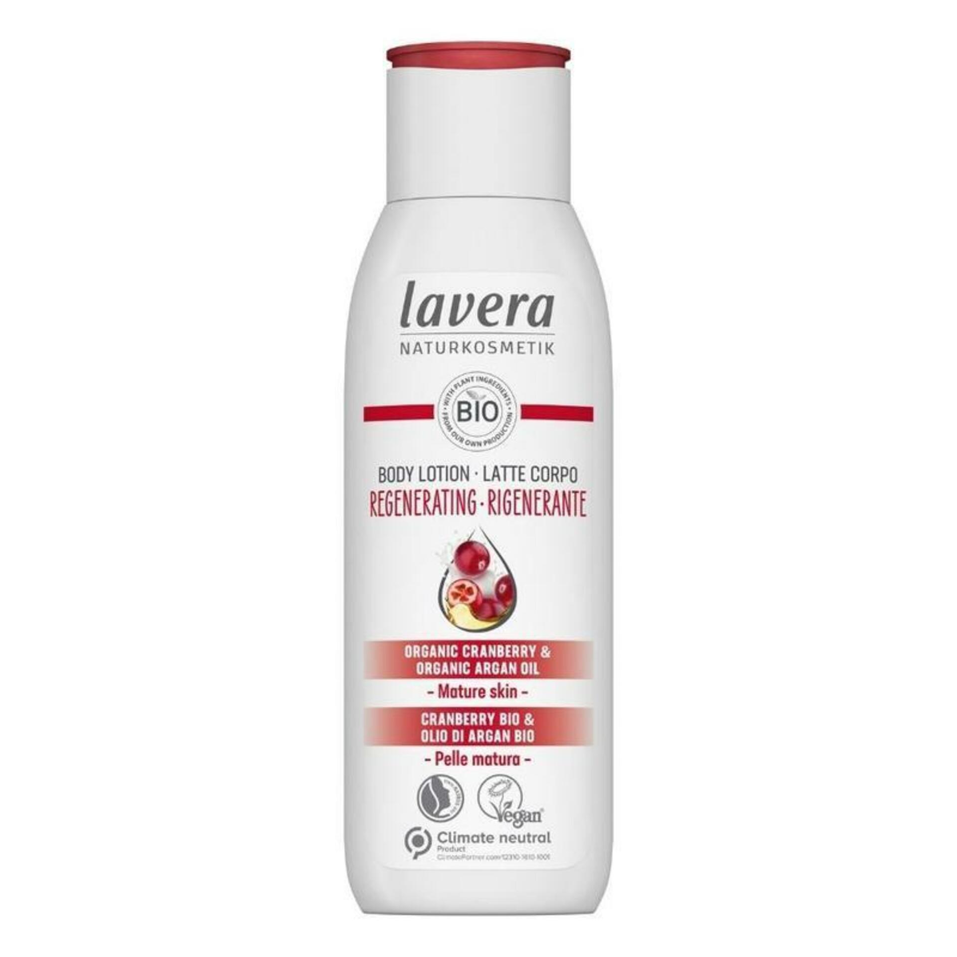 Lavera Regenerující tělové mléko s brusinkou 200 ml