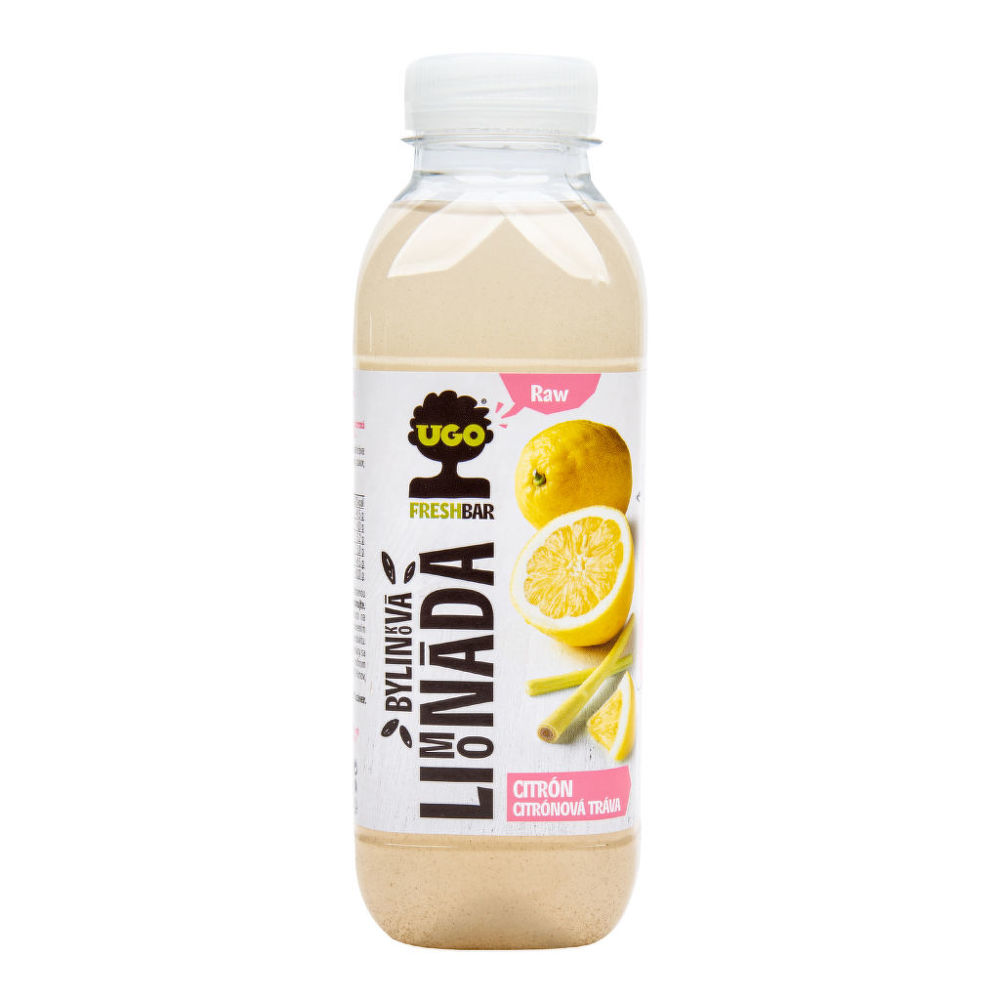 Limonáda citrón a citronóvá tráva 500 ml   UGO Ugo